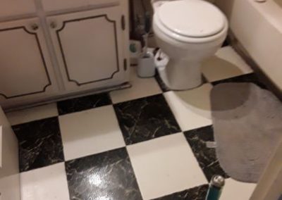 Snellville Master Vanity, Toilet, Floor - Before