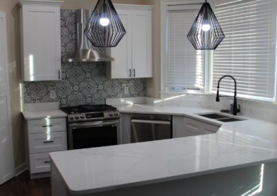 Conyers Kitchen Island/Island Lights - After