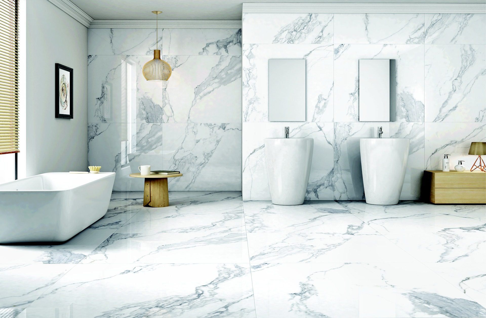 Porcelain vs. Ceramic Tile Affordable Bathrooms